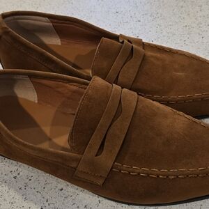 Men's Brown Suede Loafers